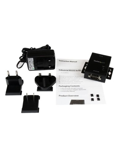 StarTech.com Convertitore industriale per porte seriali da RS232 a RS422 485 con protezione ESD da 15 KV