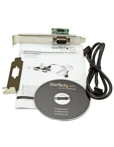 StarTech.com Adattatore 24'' interno per scheda madre header USB a seriale RS-232