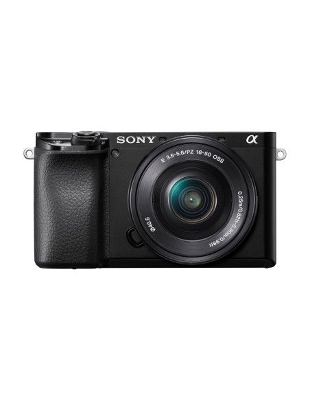 Sony α Alpha 6100 Fotocamera Digitale Mirrorless con Obiettivo Intercambiabile SELP 16-50mm, Sensore APS-C, Real Time Eye AF e