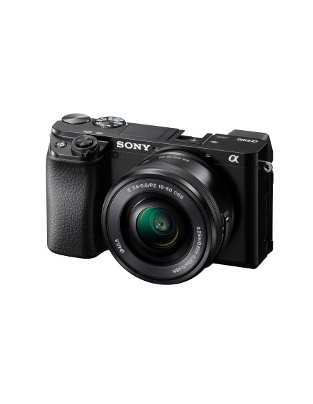 Sony α Alpha 6100 Fotocamera Digitale Mirrorless con Obiettivo Intercambiabile SELP 16-50mm, Sensore APS-C, Real Time Eye AF e