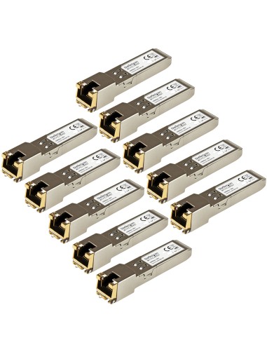 StarTech.com HPE J8177C Compatibile Ricetrasmettitore SFP - 1000BASE-T - 10 unità