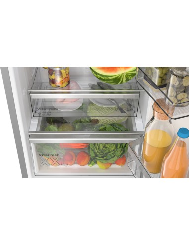 Bosch Serie 6 KGN394ICF frigorifero con congelatore Libera installazione 363 L C Stainless steel