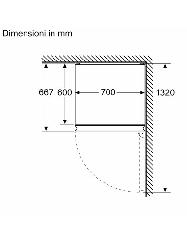 Bosch Serie 4 KGN497WDF frigorifero con congelatore Libera installazione 440 L D Bianco