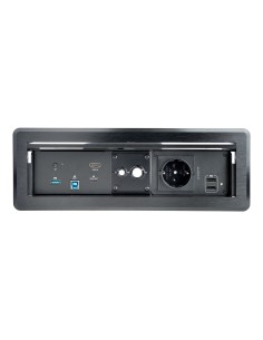 StarTech.com Scatola di connettività multipresa per tavolo conferenze con docking station per laptop e moduli di alimentazione 2