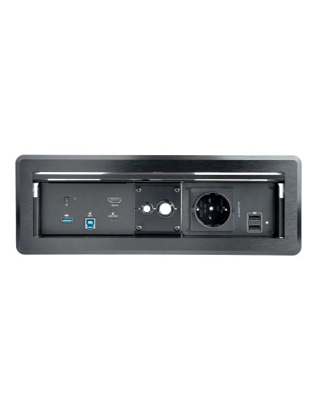 StarTech.com Scatola di connettività multipresa per tavolo conferenze con docking station per laptop e moduli di alimentazione