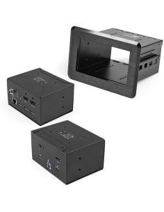 StarTech.com Docking station da tavolo 4K e scatola di connettività - Host USB-C o USB-A, HDMI, 4xUSB, 60W USB-C PD, RJ45