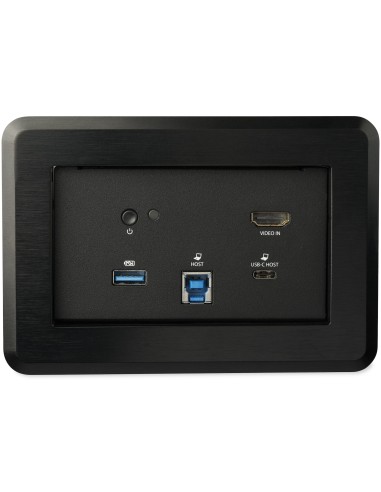 StarTech.com Docking station da tavolo 4K e scatola di connettività - Host USB-C o USB-A, HDMI, 4xUSB, 60W USB-C PD, RJ45