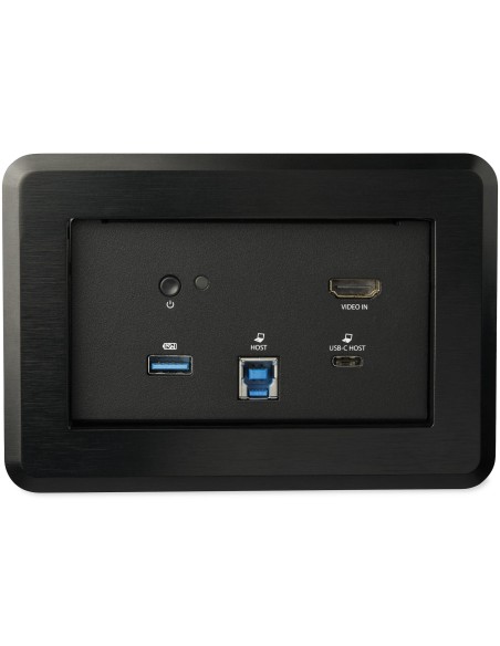 StarTech.com Docking station da tavolo 4K e scatola di connettività - Host USB-C o USB-A, HDMI, 4xUSB, 60W USB-C PD, RJ45