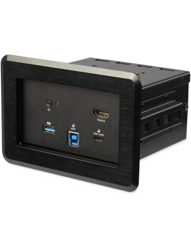 StarTech.com Docking station da tavolo 4K e scatola di connettività - Host USB-C o USB-A, HDMI, 4xUSB, 60W USB-C PD, RJ45