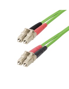 StarTech.com Cavo in Fibra Ottica Multimodale da LC a LC (UPC) OM5 da 15m, Cavo Patch Duplex LOMMF 50 125µm, VCSEL, 40G 100G,