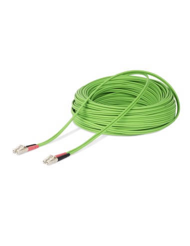 StarTech.com Cavo in Fibra Ottica Multimodale da LC a LC (UPC) OM5 da 25m, Cavo Patch Duplex LOMMF 50 125µm, VCSEL, 40G 100G,