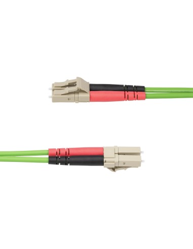 StarTech.com Cavo in Fibra Ottica Multimodale da LC a LC (UPC) OM5 da 2m, Cavo Patch Duplex LOMMF 50 125µm, VCSEL, 40G 100G,