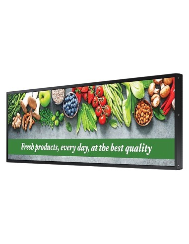 Samsung LH37SHCEBGBXEN visualizzatore di messaggi Design panorama 94 cm (37") LCD Wi-Fi 700 cd m² Nero Tizen 7.0 24 7