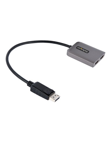 StarTech.com Adattatore da DisplayPort a HDMI - DisplayPort 1.4 MST Hub con cavo da 30 cm - Convertitore DP Doppio HDMI 4K 60Hz