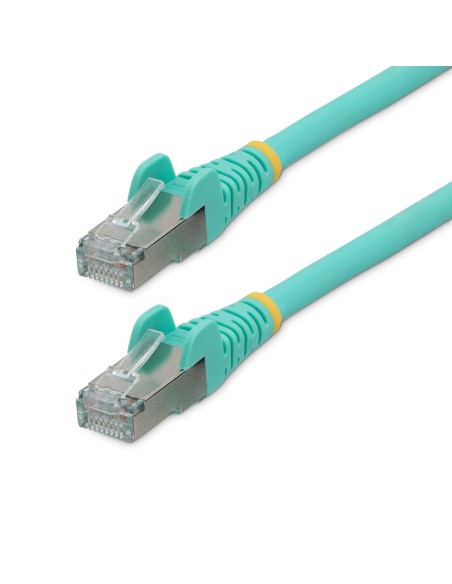StarTech.com Cavo Ethernet CAT 6a - 7,5m - Acqua - Cavo di rete LAN Low Smoke Zero Halogen (LSZH) - 10GbE 500MHz 100W PoE++ -