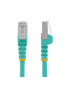 StarTech.com Cavo Ethernet CAT 6a - 7,5m - Acqua - Cavo di rete LAN Low Smoke Zero Halogen (LSZH) - 10GbE 500MHz 100W PoE++ - 2