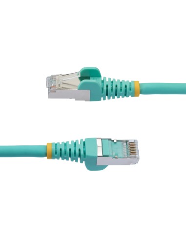 StarTech.com Cavo Ethernet CAT 6a - 7,5m - Acqua - Cavo di rete LAN Low Smoke Zero Halogen (LSZH) - 10GbE 500MHz 100W PoE++ -