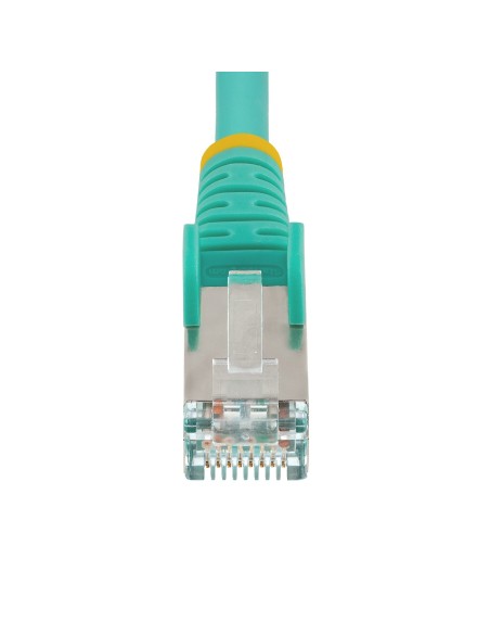 StarTech.com Cavo Ethernet CAT 6a - 7,5m - Acqua - Cavo di rete LAN Low Smoke Zero Halogen (LSZH) - 10GbE 500MHz 100W PoE++ -