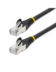 StarTech.com Cavo Ethernet CAT 6a - 1,5m - Nero - Cavo di rete LAN Low Smoke Zero Halogen (LSZH) - 10GbE 500MHz 100W PoE++ -
