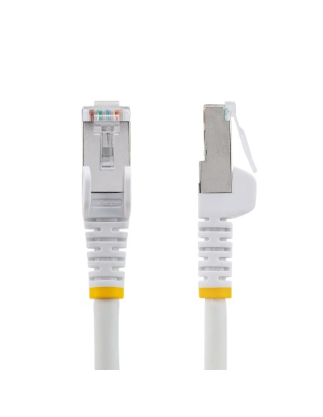 StarTech.com Cavo Ethernet CAT 6a - 50cm - Bianco - Cavo di rete LAN Low Smoke Zero Halogen (LSZH) 10GbE 500MHz 100W PoE++ -