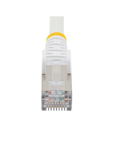StarTech.com Cavo Ethernet CAT 6a - 7m - Bianco - Cavo di rete LAN Low Smoke Zero Halogen (LSZH) - 10GbE 500MHz 100W PoE++ -