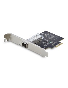 StarTech.com Scheda di Rete SFP GbE a 1 porta, PCIe 2.1 x1, Intel I210-IS, Controller 1GbE, 1000BASE rame fibra ottica, NIC
