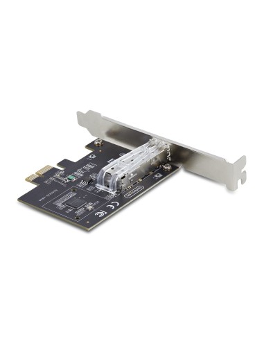 StarTech.com Scheda di Rete SFP GbE a 1 porta, PCIe 2.1 x1, Intel I210-IS, Controller 1GbE, 1000BASE rame fibra ottica, NIC
