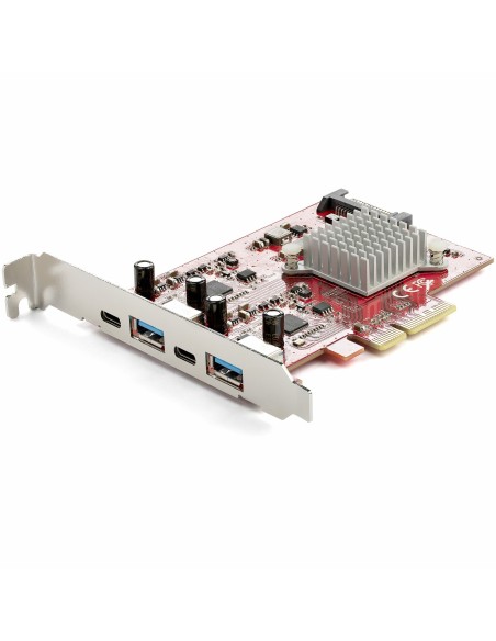 StarTech.com Scheda PCI Express USB a 4 porte - Scheda di espansione PCIe USB 10Gbps con 2 controller - 2 porte USB-C e 2 porte