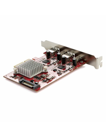 StarTech.com Scheda PCI Express USB a 4 porte - Scheda di espansione PCIe USB 10Gbps con 2 controller - 2 porte USB-C e 2 porte