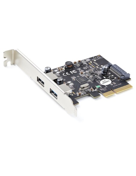 StarTech.com Scheda PCIe USB 3.1 a 2 porte - Scheda di espansione PCI Express USB 3.2 Gen 2 Type-A 10Gbps - Adattatore da PCI