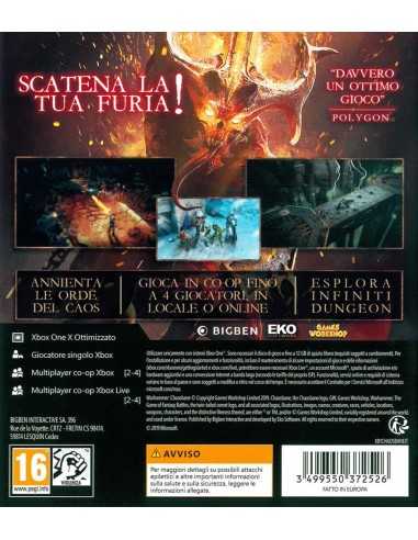 BigBen Interactive XONE WARHAMMER CHAOSBANE WARHAMMER CHAOSBANE XB1CHAOSBANEIT 3499550372526 VIDEOGAMES