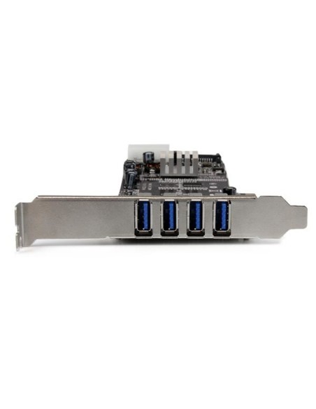 StarTech.com Adattatore scheda SuperSpeed USB 3.0 con 4 porte PCI Express (PCIe) con 2 canali da 5 Gbps dedicati - UASP -