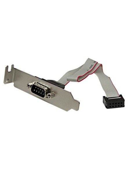 StarTech.com Slot piastra LP da seriale maschio 9 pin a header scheda madre 10 pin