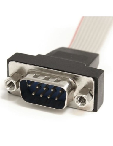 StarTech.com Cavo per montaggio a pannello seriale maschio 9 pin a collettore scheda madre 10 pin da 40 cm ca.