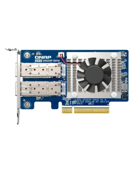 QNAP QXG-25G2SF-E810 scheda di rete e adattatore Interno Fibra 25000 Mbit s