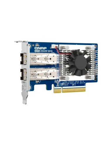 QNAP QXG-25G2SF-E810 scheda di rete e adattatore Interno Fibra 25000 Mbit s