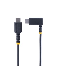 StarTech.com Cavo di Ricarica USB-C a 90° da 2m - Cavetto di Ricarica Veloce USB Tipo-C per uso intensivo - Cavo Dati USB 2.0 2