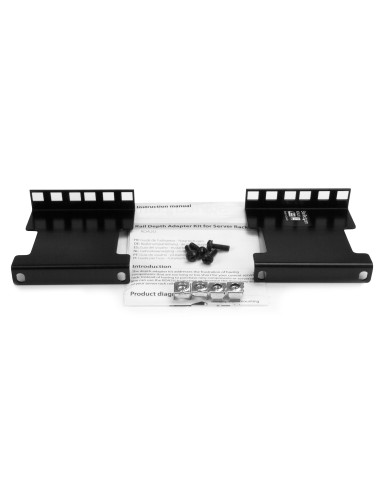 StarTech.com Kit adattatore profondità guide per server rack - 2U