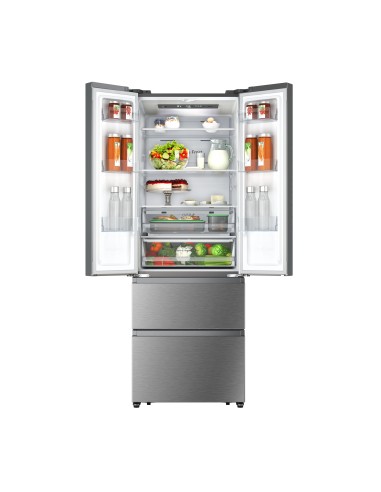 Hisense RF632N4BCE frigorifero side-by-side Libera installazione 485 L E Stainless steel