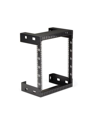 StarTech.com 12U 19" Rack di rete per montaggio a parete a 2 staffe - Rack a muro profondo 12" 30cm a telaio aperto. Rack per