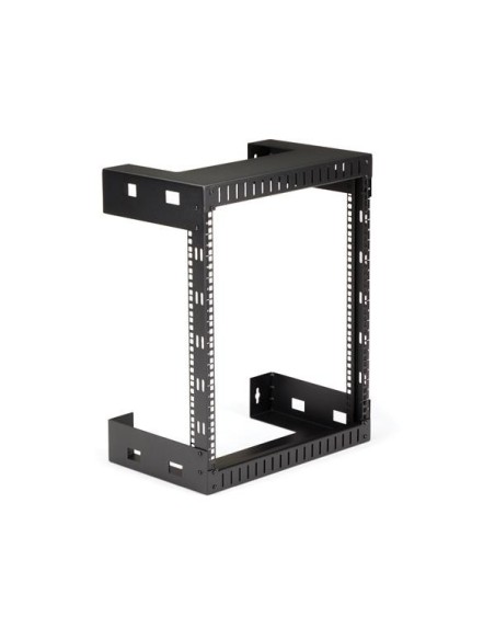 StarTech.com 12U 19" Rack di rete per montaggio a parete a 2 staffe - Rack a muro profondo 12" 30cm a telaio aperto. Rack per
