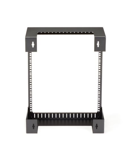 StarTech.com 12U 19" Rack di rete per montaggio a parete a 2 staffe - Rack a muro profondo 12" 30cm a telaio aperto. Rack per