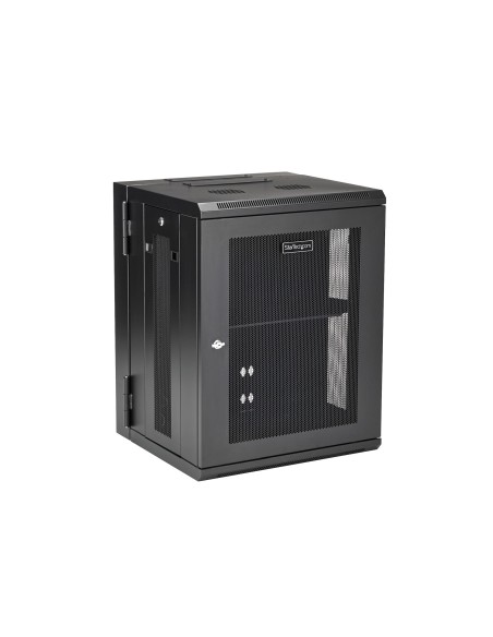 StarTech.com Armadio per Server Rack Montabile a Parete 15U - Armadio a Cerniera fino a 20" (50cm) di profondità