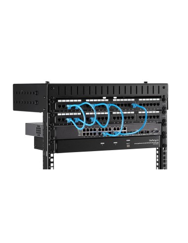 StarTech.com Rack 8U a giorno per montaggio attrezzature a parete - Profondità regolabile