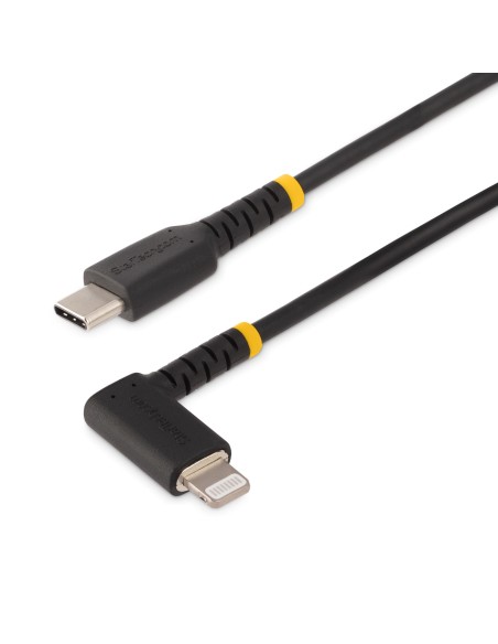 StarTech.com Cavo USB-C a Lightning da 2m - Cavo di ricarica sincronizzazione da USB Tipo-C a Lightning in fibra aramidica
