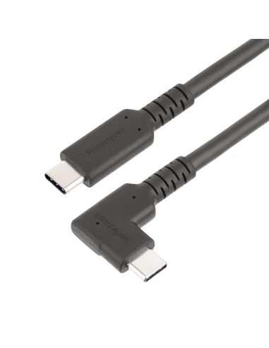 StarTech.com Cavo USB-C angolare robusto da 1 m, USB 3.2 Gen 2 (10 Gbps), cavo di trasferimento dati USB type-C ad angolo