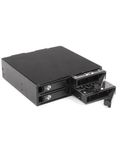 StarTech.com Backplane mobile per rack hot-swap 5,25" a 4 alloggiamenti HDD SATA SAS da 2,5" - 6 Gbps