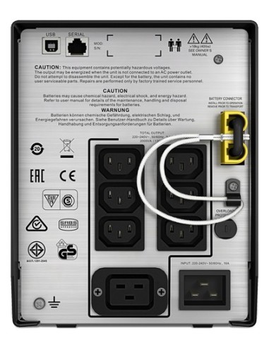 APC SMC2000I gruppo di continuità (UPS) A linea interattiva 2 kVA 1300 W 7 presa(e) AC