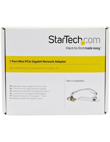 StarTech.com Adattatore scheda di rete NIC mini PCI Express Gigabit Ethernet