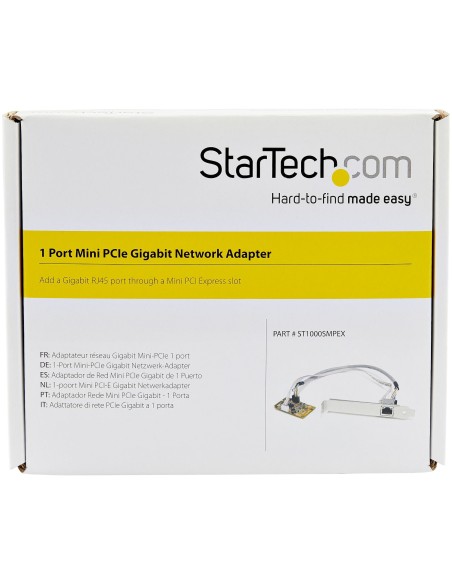 StarTech.com Adattatore scheda di rete NIC mini PCI Express Gigabit Ethernet